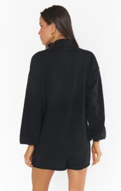 Show Me Your Mumu Gianni Romper ~ Black Knit -Show Me Your Mumu MF2 4700 BK03 03