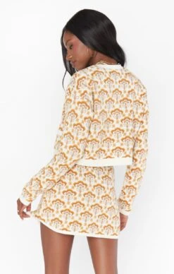 Show Me Your Mumu Sharon Skirt ~ Honey Wallflower Knit -Show Me Your Mumu MF2 4769 HW06 04