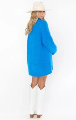 Show Me Your Mumu Timmy Tunic Sweater ~ Bright Blue Knit -Show Me Your Mumu MF2 5161 BK47 04