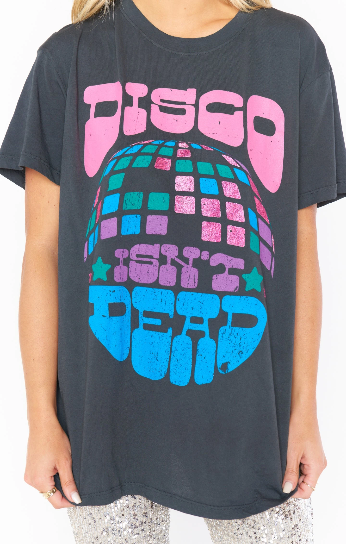 Show Me Your Mumu Travis Tee ~ Disco Graphic 6 Show Me Your Mumu Travis Tee ~ Disco Graphic - Image 4
