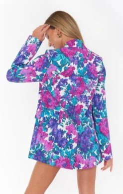 Show Me Your Mumu Ezra Blazer ~ Magenta Blooms -Show Me Your Mumu MF3 5244 BM13 07