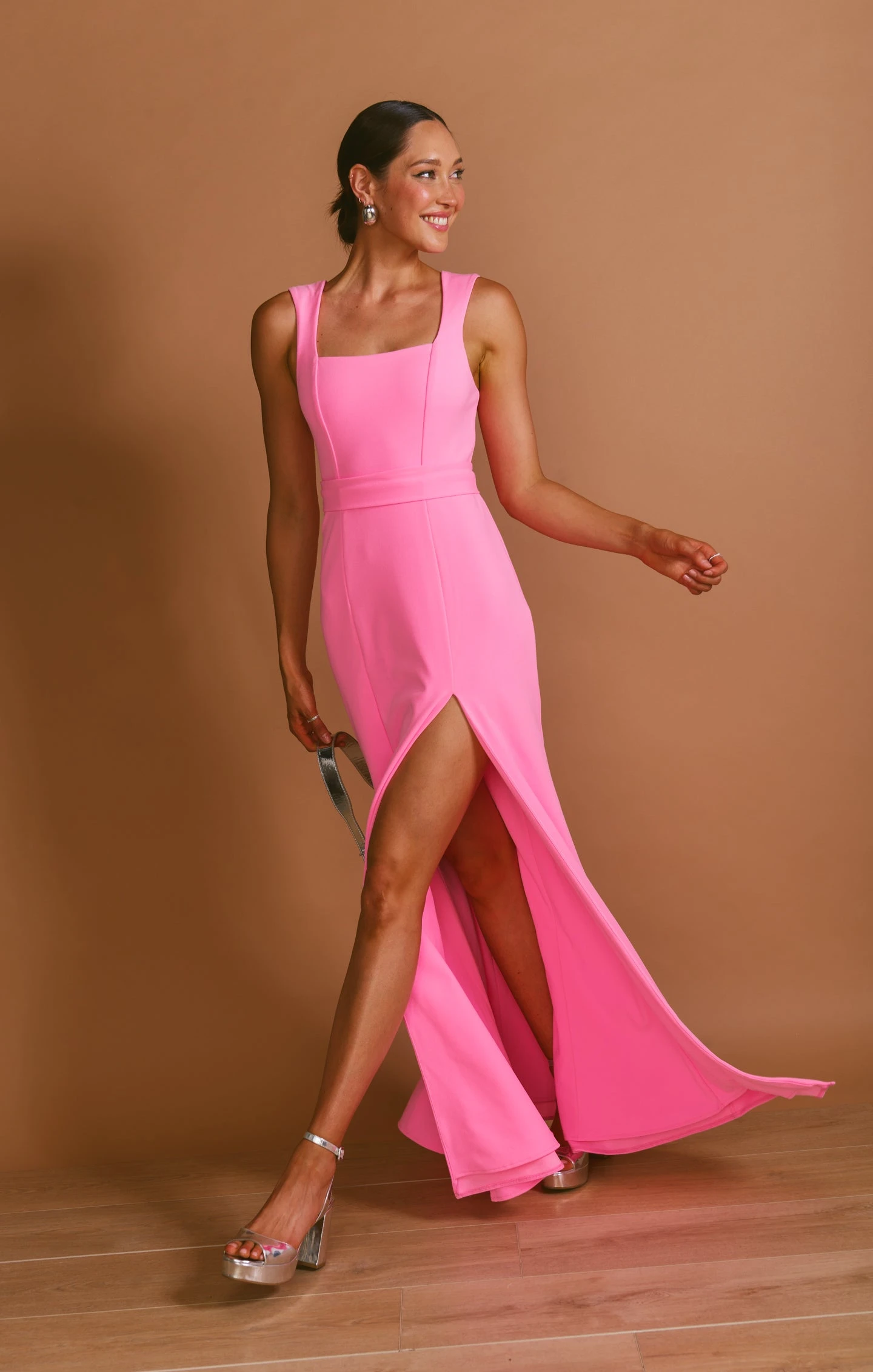 Show Me Your Mumu Paris Gown ~ Pink Stretch 3 Show Me Your Mumu Paris Gown ~ Pink Stretch