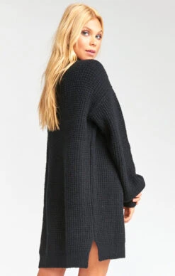 Show Me Your Mumu Chester Sweater Dress ~ Black Knit -Show Me Your Mumu MF9 1283 BK09 04