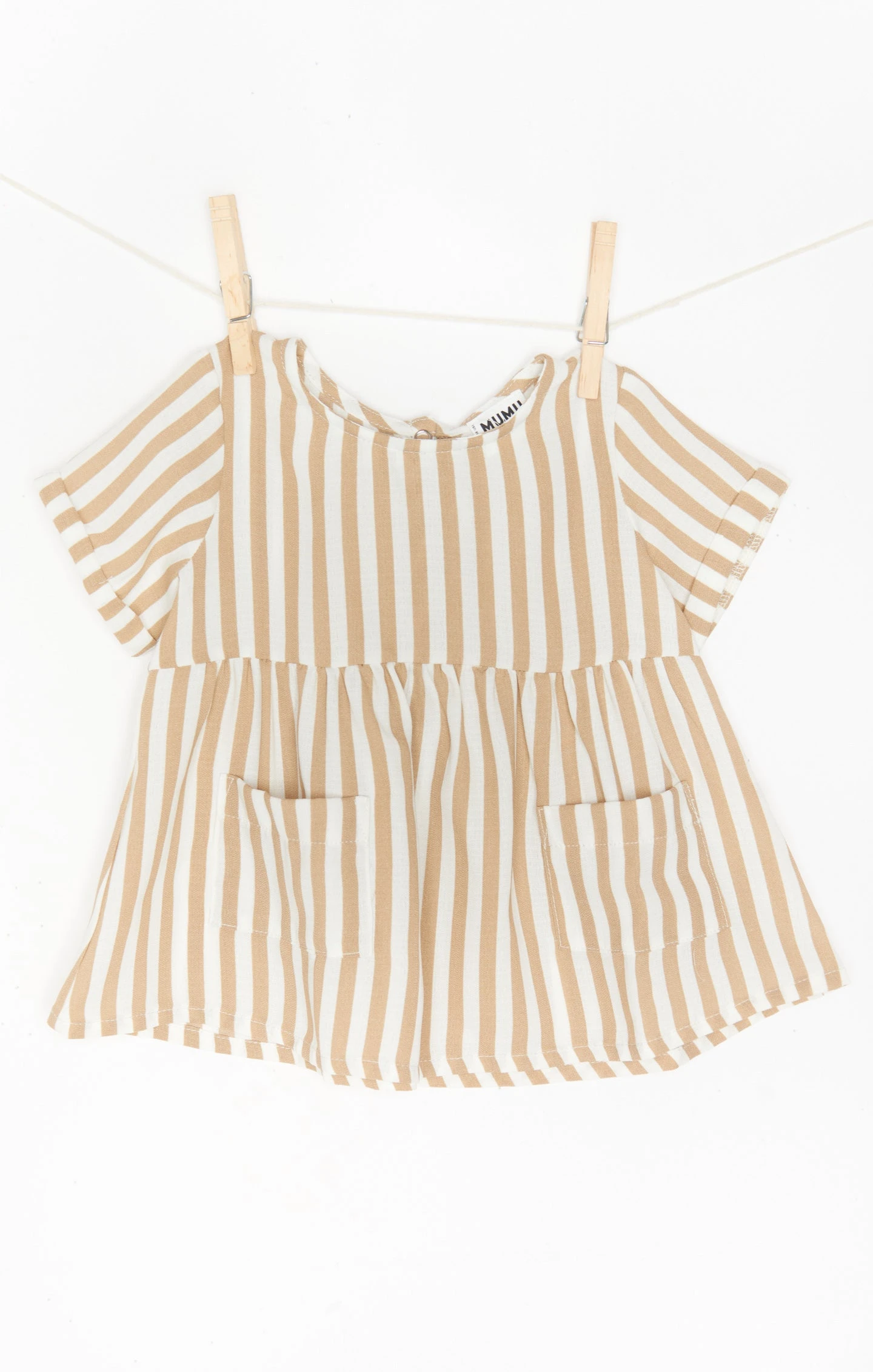 Show Me Your Mumu Gemma Tunic ~ Beige Everyday Stripe 6 Show Me Your Mumu Gemma Tunic ~ Beige Everyday Stripe - Image 4