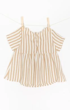 Show Me Your Mumu Gemma Tunic ~ Beige Everyday Stripe 11 Show Me Your Mumu Gemma Tunic ~ Beige Everyday Stripe -Show Me Your Mumu MIF0 2074T TN57 01 1