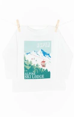 Show Me Your Mumu Aspen Tee ~ Aspen Postcard Graphic -Show Me Your Mumu MIF1 4158T AP08 01