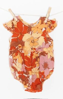Show Me Your Mumu The Soutas Onesie ~ Party Poppy Blooms -Show Me Your Mumu MIF1 4559 RE93 01