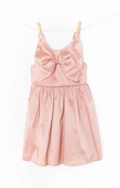 Show Me Your Mumu Bow Mini Dress ~ English Rose Taffeta