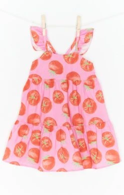 Show Me Your Mumu Dodd Ruffle Dress ~ Spicy Tomato