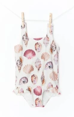 Show Me Your Mumu Annabel One Piece ~ White Shells -Show Me Your Mumu MIM3 4167T WS090 1