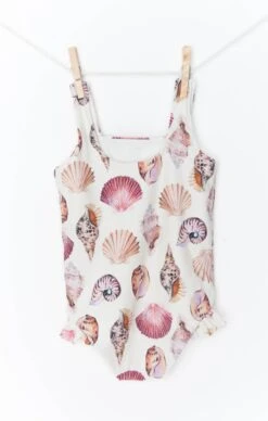 Show Me Your Mumu Annabel One Piece ~ White Shells -Show Me Your Mumu MIM3 4167T WS090 2