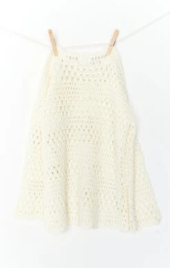 Show Me Your Mumu Lil Paula Pullover ~ White Crochet -Show Me Your Mumu MIM3 4207T WC16 02