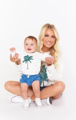 Show Me Your Mumu Jack Sweatshirt ~ Palm Graphic -Show Me Your Mumu MIS1 4127T PA17 01 5