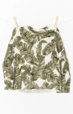 Show Me Your Mumu Mini Arroyo Sweater ~ Green Majestic Palm Knit -Show Me Your Mumu MIS1 4695T MA49 02