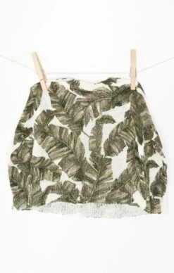 Show Me Your Mumu Mini Arroyo Sweater ~ Green Majestic Palm Knit -Show Me Your Mumu MIS1 4695 MA49 03