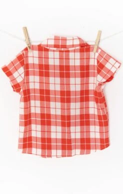 Show Me Your Mumu Lil Button Up Shirt ~ Picnic Plaid -Show Me Your Mumu MIS2 4172T RP84 01