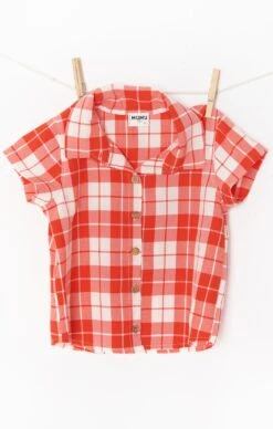 Show Me Your Mumu Lil Button Up Shirt ~ Picnic Plaid -Show Me Your Mumu MIS2 4172T RP84 01 1