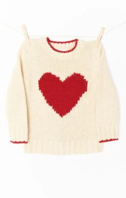 Show Me Your Mumu Mini Sweetheart Sweater ~ Heart Knit