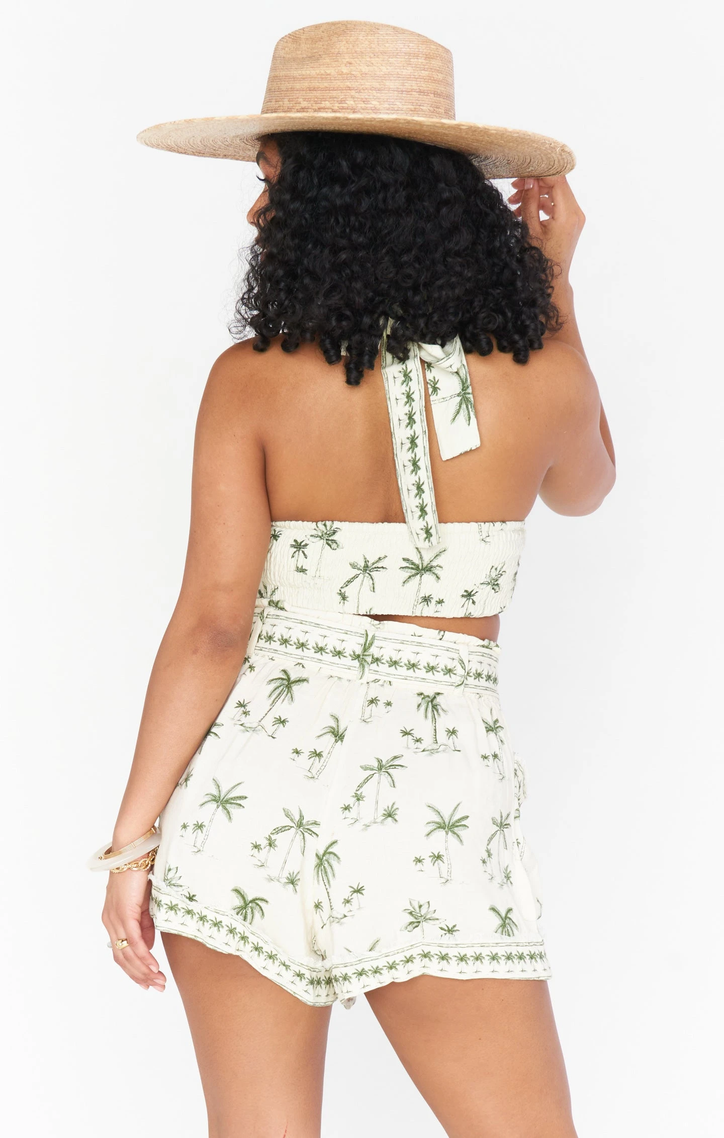 Show Me Your Mumu Clara Crop Top ~ Ocean Drive Palm 6 Show Me Your Mumu Clara Crop Top ~ Ocean Drive Palm - Image 4