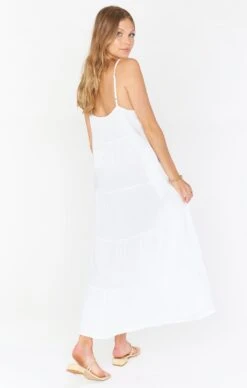 Show Me Your Mumu Caroline Maxi Dress ~ White Gauze -Show Me Your Mumu MM1 4669 WG87 01 3