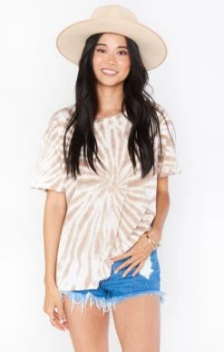 Show Me Your Mumu Cooper Tee ~ Taupe Tie Dye