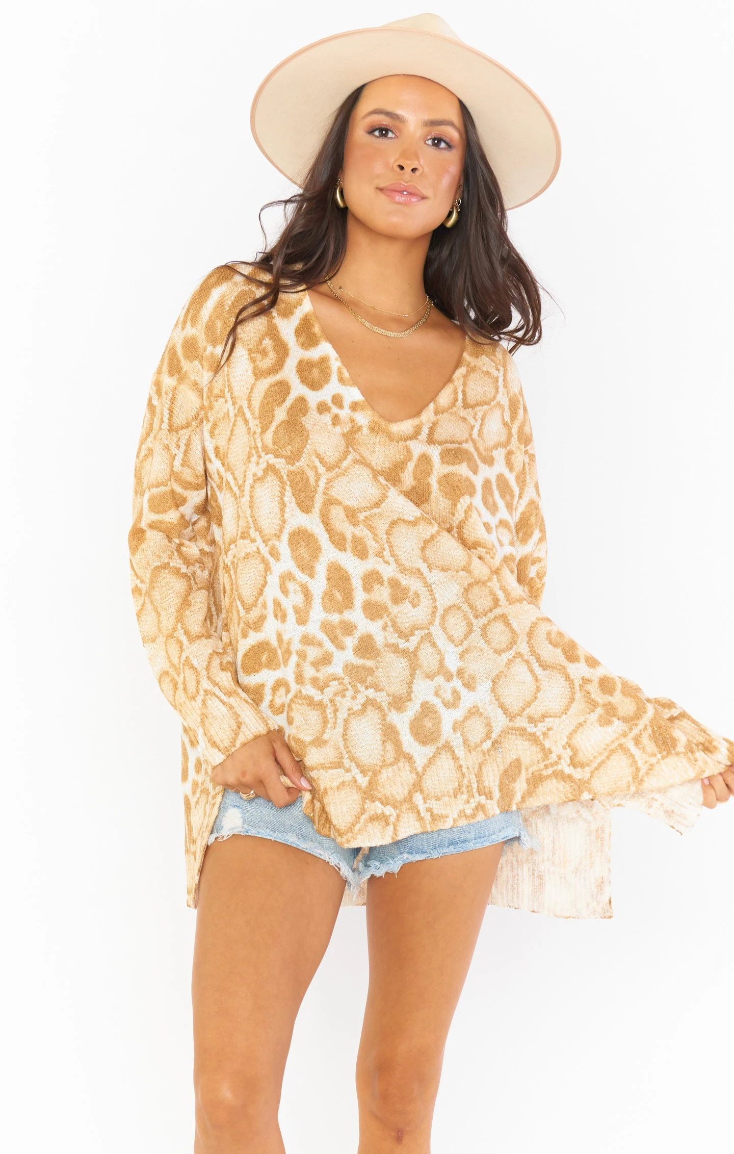 Show Me Your Mumu Cliffside Sweater ~ Sandy Cheetah Knit 4 Show Me Your Mumu Cliffside Sweater ~ Sandy Cheetah Knit - Image 2