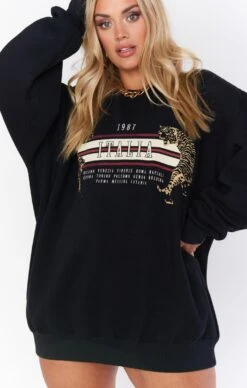Show Me Your Mumu Stanley Sweatshirt ~ Tiger Graphic -Show Me Your Mumu MM1 4725 BI09 01 2