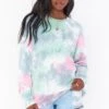 Show Me Your Mumu Scotty Sweatshirt ~ Marina Tie Dye -Show Me Your Mumu MM1 4754 MT22 01 1
