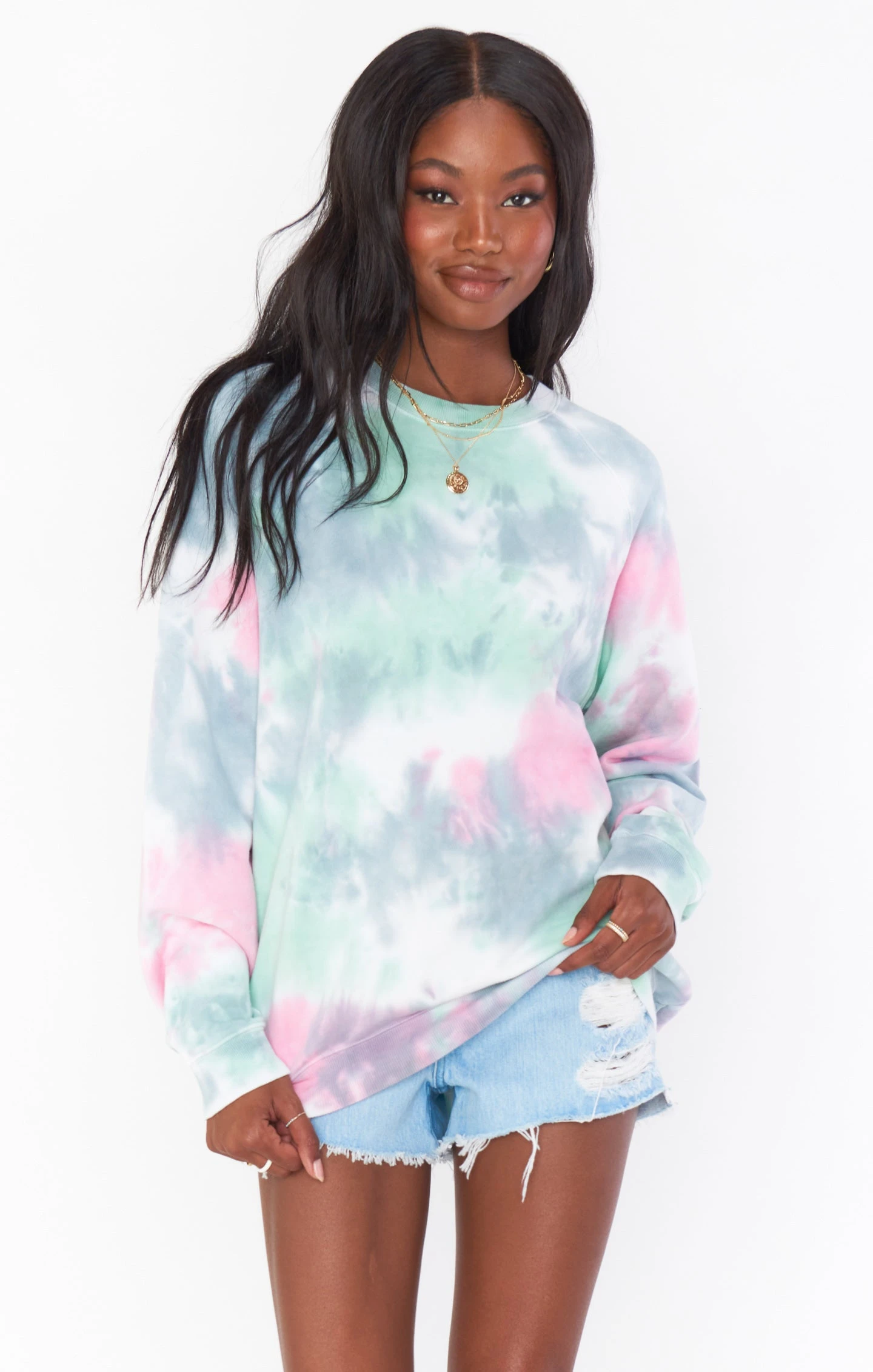 Show Me Your Mumu Scotty Sweatshirt ~ Marina Tie Dye 3 Show Me Your Mumu Scotty Sweatshirt ~ Marina Tie Dye
