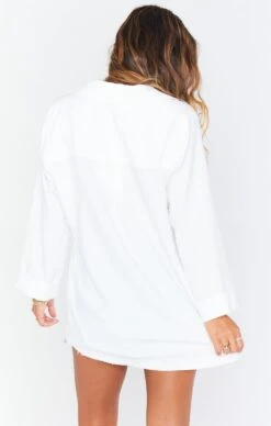Show Me Your Mumu Stayton Tunic ~ White Linen -Show Me Your Mumu MM1 4783 WH56 01 3