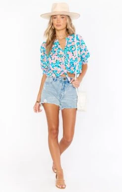 Show Me Your Mumu Leslie Top ~ Violets Garden -Show Me Your Mumu MM1 4789 LM87 05