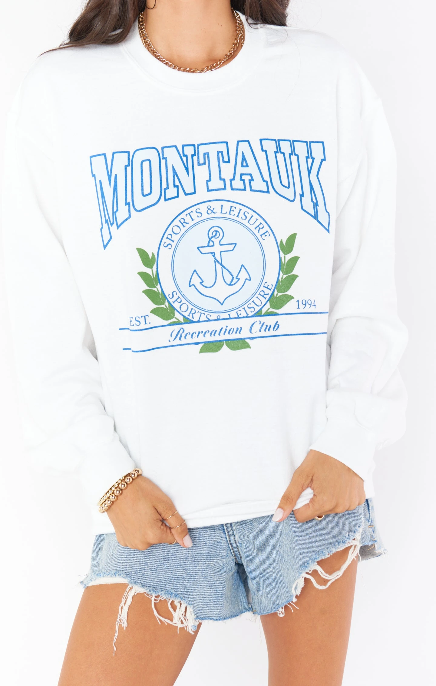 Show Me Your Mumu Stanley Sweatshirt ~ Montauk Graphic 6 Show Me Your Mumu Stanley Sweatshirt ~ Montauk Graphic - Image 4