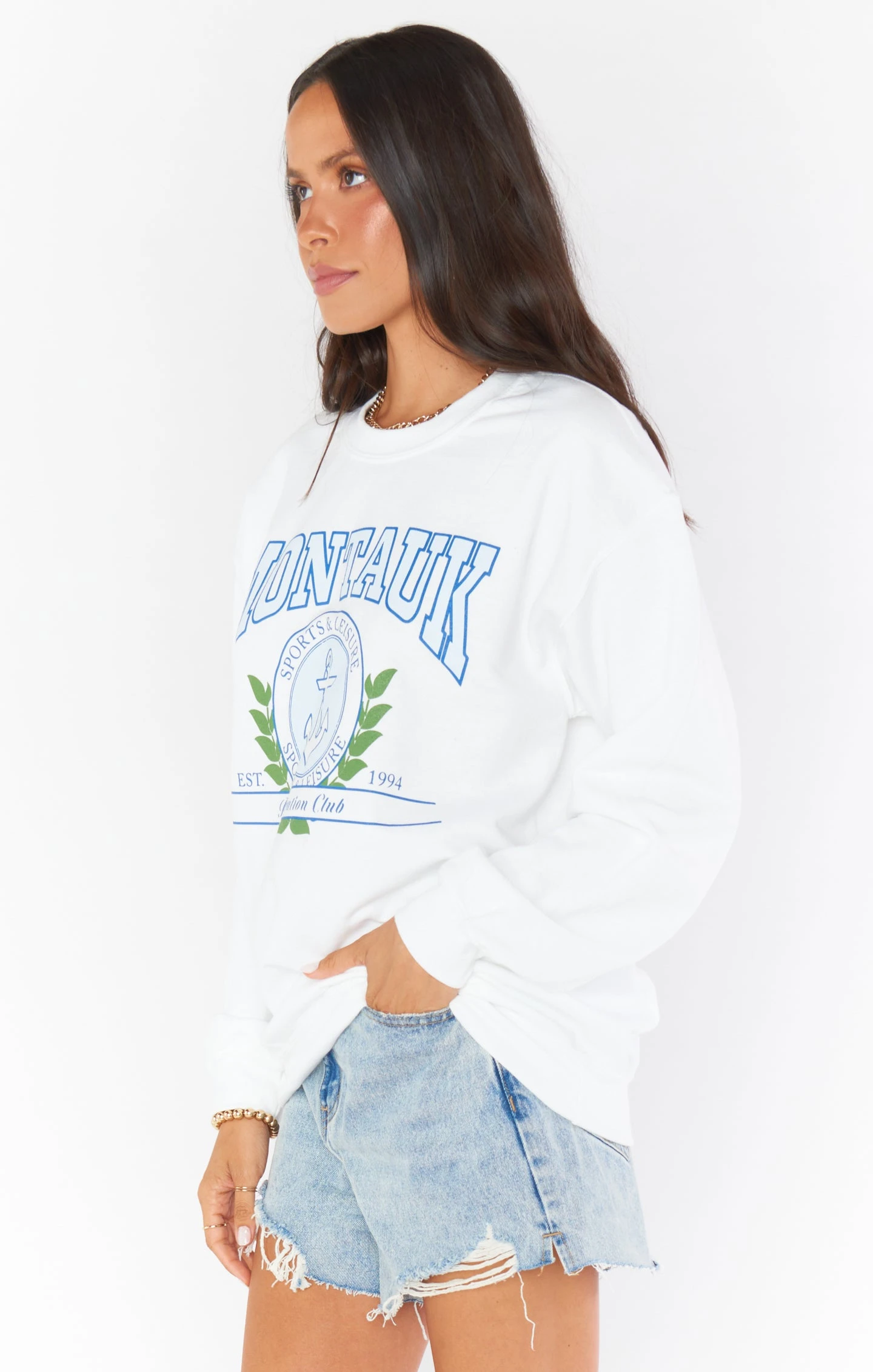 Show Me Your Mumu Stanley Sweatshirt ~ Montauk Graphic 7 Show Me Your Mumu Stanley Sweatshirt ~ Montauk Graphic - Image 5
