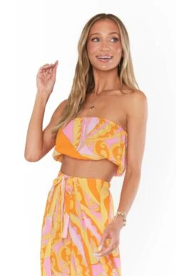 Show Me Your Mumu Teeny Tube Top ~ Caribbean Cocktail