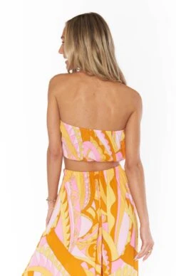 Show Me Your Mumu Teeny Tube Top ~ Caribbean Cocktail -Show Me Your Mumu MM3 5065 SP15 04