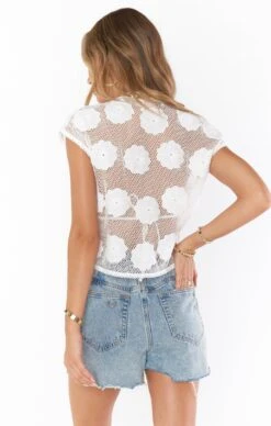 Show Me Your Mumu Washed Ashore Top ~ Wildflower Mesh -Show Me Your Mumu MM3 5234 WM07 04