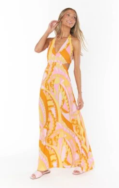 Show Me Your Mumu Marisol Maxi Dress ~ Caribbean Cocktail -Show Me Your Mumu MM3 5436 SP15 03