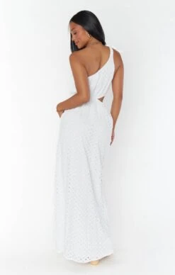 Show Me Your Mumu Take Me Out Maxi Dress ~ White Eyelet -Show Me Your Mumu MM3 5437 EW17 05