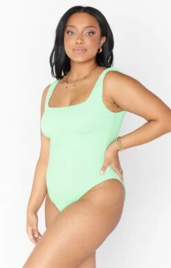 Show Me Your Mumu The Scrunch One Piece ~ Green Melon -Show Me Your Mumu MMS1 176 GR48 01 1 92462634 8d60 4963 8642 4f6bbeb35e17