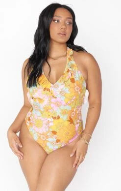 Show Me Your Mumu Cape Cod One Piece ~ Groovy Blooms