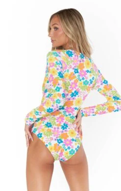 Show Me Your Mumu Surfside One Piece ~ Petal Pop Rib -Show Me Your Mumu MMS3 296 PP90 05 86417a42 6a23 4c2a 8e16 0475443125ff
