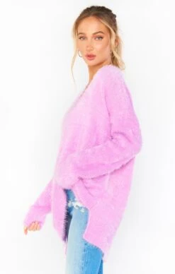 Show Me Your Mumu Cozy Forever Sweater ~ Pretty Pink Knit -Show Me Your Mumu MR0 3015 LL19 03