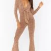 Show Me Your Mumu Martina Wrap Jumpsuit ~ Gold Shimmy Shine -Show Me Your Mumu MR0 4558 SS55 02