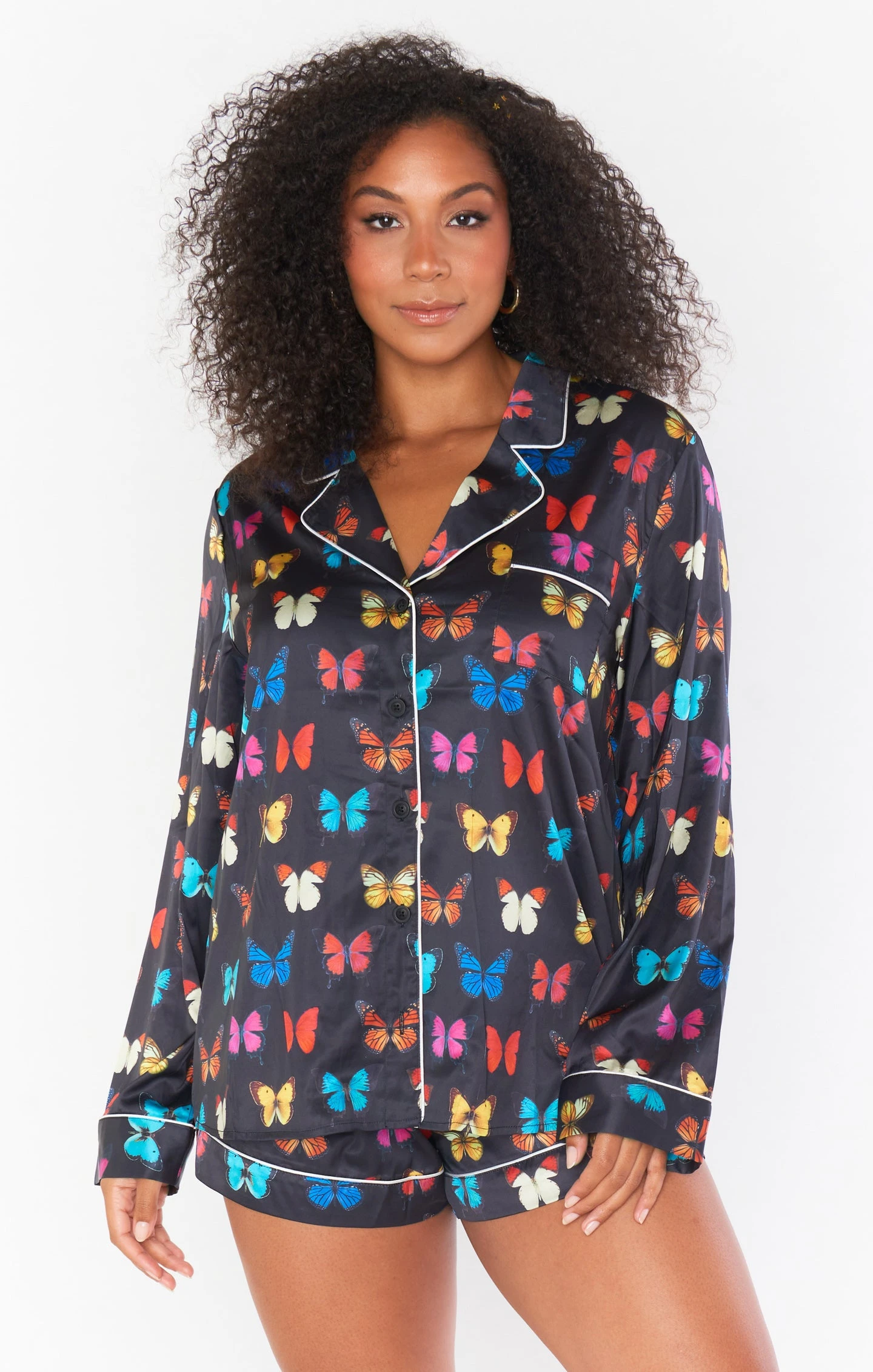 Show Me Your Mumu Favorite PJ Set ~ Butterflies In My Eyes Black 4 Show Me Your Mumu Favorite PJ Set ~ Butterflies In My Eyes Black - Image 2