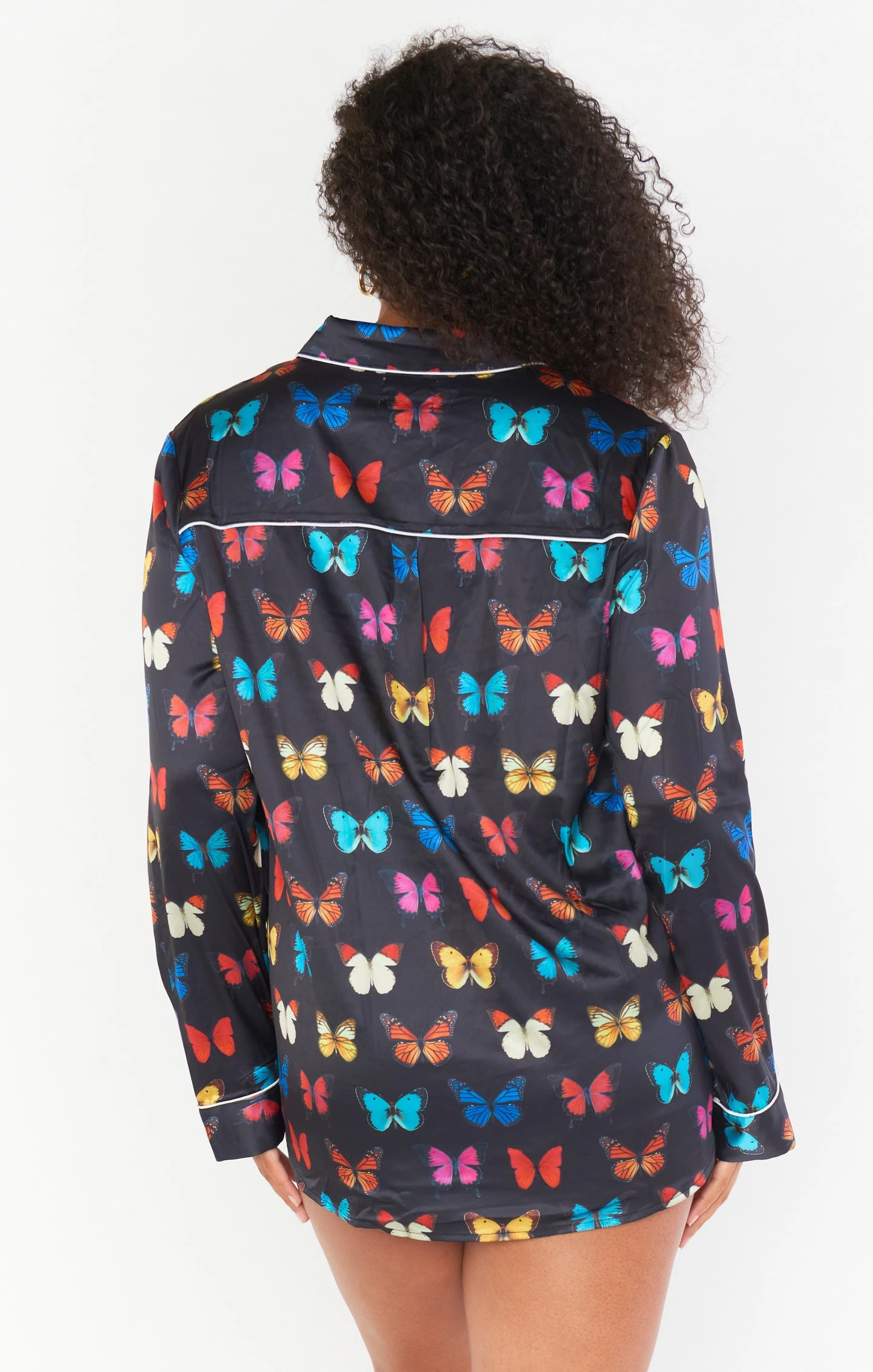 Show Me Your Mumu Favorite PJ Set ~ Butterflies In My Eyes Black 6 Show Me Your Mumu Favorite PJ Set ~ Butterflies In My Eyes Black - Image 4