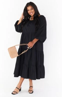 Show Me Your Mumu Day Or Night Midi Dress ~ Black Poplin 24 Show Me Your Mumu Day Or Night Midi Dress ~ Black Poplin -Show Me Your Mumu MR1 5106X XB05 01 3