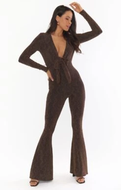 Show Me Your Mumu Martina Wrap Jumpsuit ~ Squiggle Sparkle Knit -Show Me Your Mumu MR2 4558 ZB01 01 2