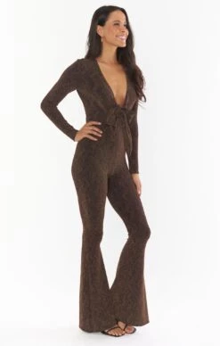 Show Me Your Mumu Martina Wrap Jumpsuit ~ Squiggle Sparkle Knit -Show Me Your Mumu MR2 4558 ZB01 01 3