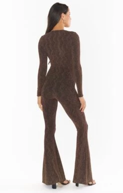 Show Me Your Mumu Martina Wrap Jumpsuit ~ Squiggle Sparkle Knit -Show Me Your Mumu MR2 4558 ZB01 01 4