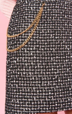 Show Me Your Mumu Dion Skirt ~ Dazzling Tweed -Show Me Your Mumu MR9 4183 TW29 05